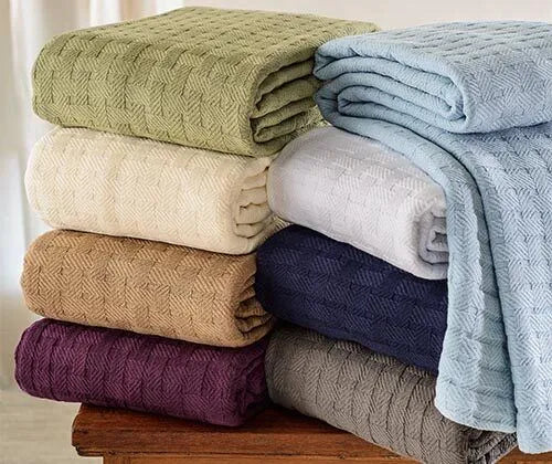 Cotton Cellular Thermal Blankets